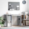 Desk in Grey Sonoma 130 x 50.5 x 75 cm Particleboard