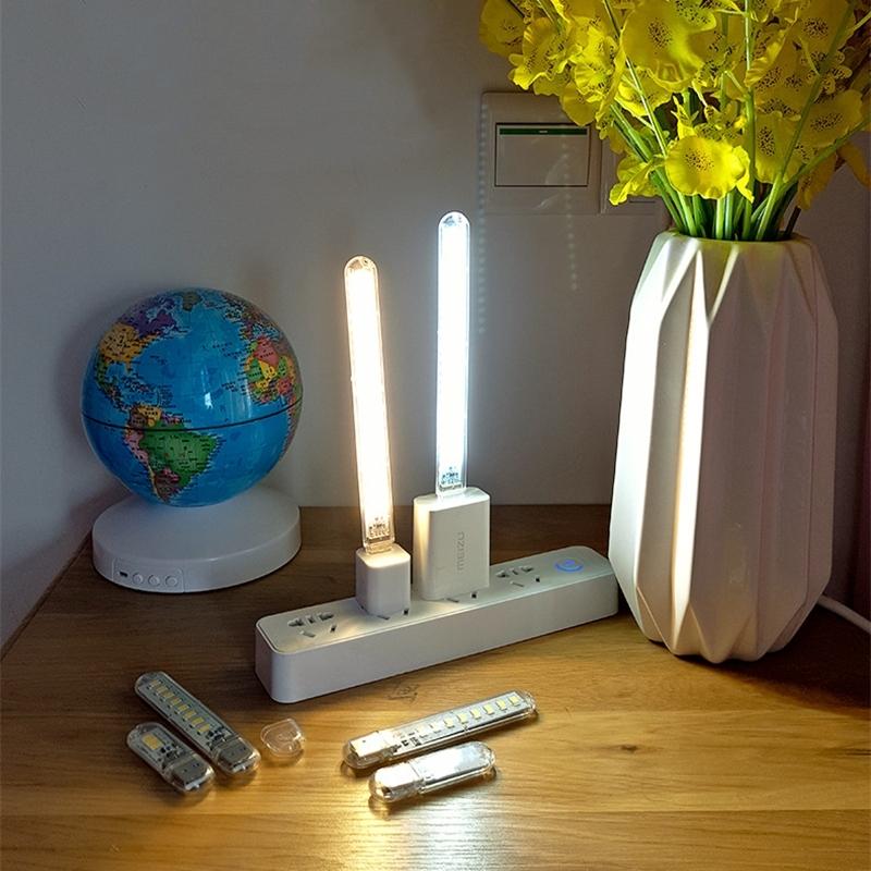 Мини USB Книжный Фонарь Портативная USB Светодиодная Лампа Сенсорный Переключатель Ночник 5В Сверхъяркий Фонарь для Чтения Для Power Bank Кемпинга ПК Ноутбука