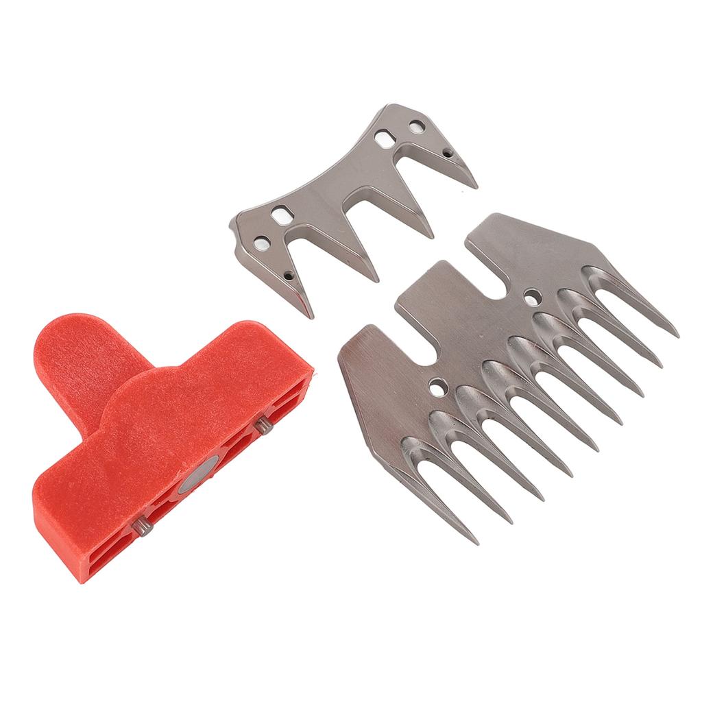 Sheep Shear Blade 9 Tooth Straight and 4 Tooth Stainless Steel Professional Sheep Clipper Blade for