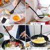 Kitchen Cookware Set of Silicone Convenient Tamagoyaki Cooking Kitchen Food Safety Heat Resistant Tools, 10, Bracket, Storage, Shovel, Utensils,