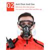 Антивулканический пепел, новый респиратор, защитные очки, пылезащитная маска, самостоятельная двойная фильтрация для распыления краски, полировки, безопасность труда