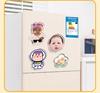 Personalized Clear Acrylic Refrigerator Magnets - Custom Photo Text Logo for Corporate Gift/Promotion/Wedding