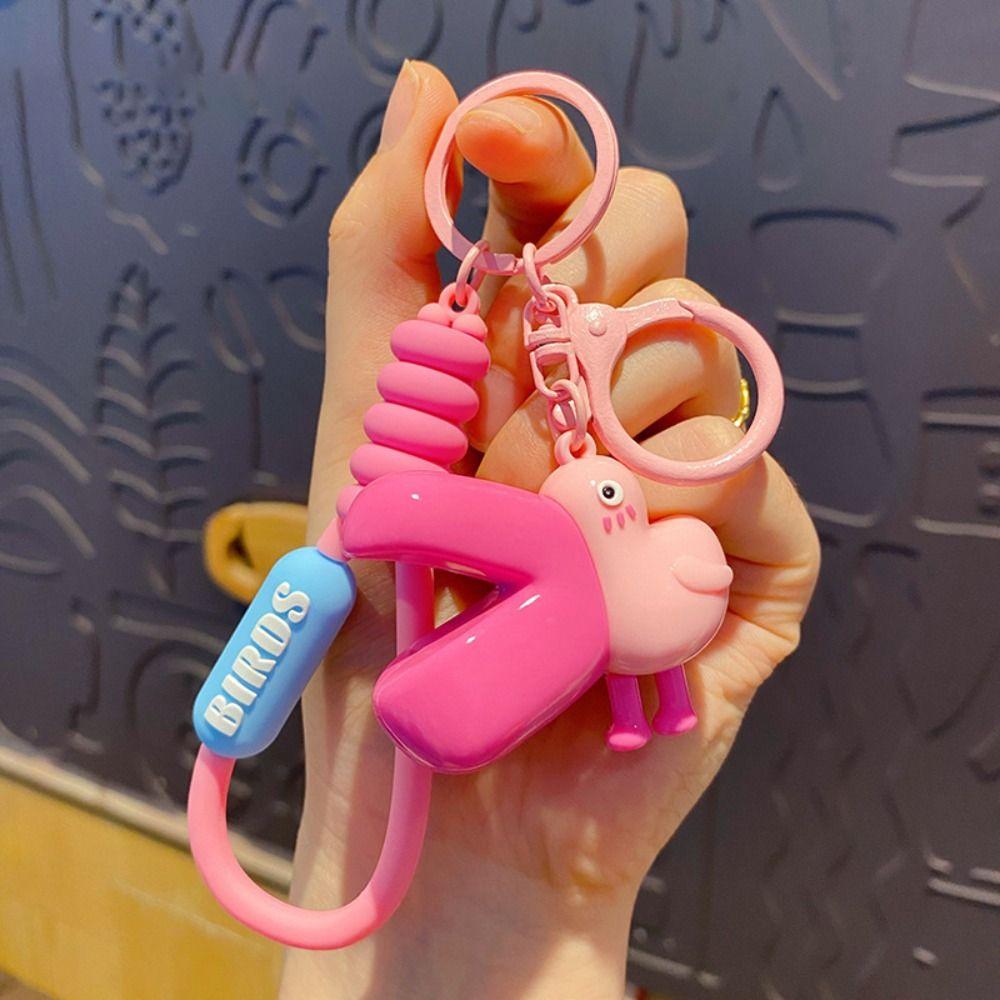 Cute Cartoon Keychain Creative Dolls Pendant Fashion Toucan Key Chain  Kids