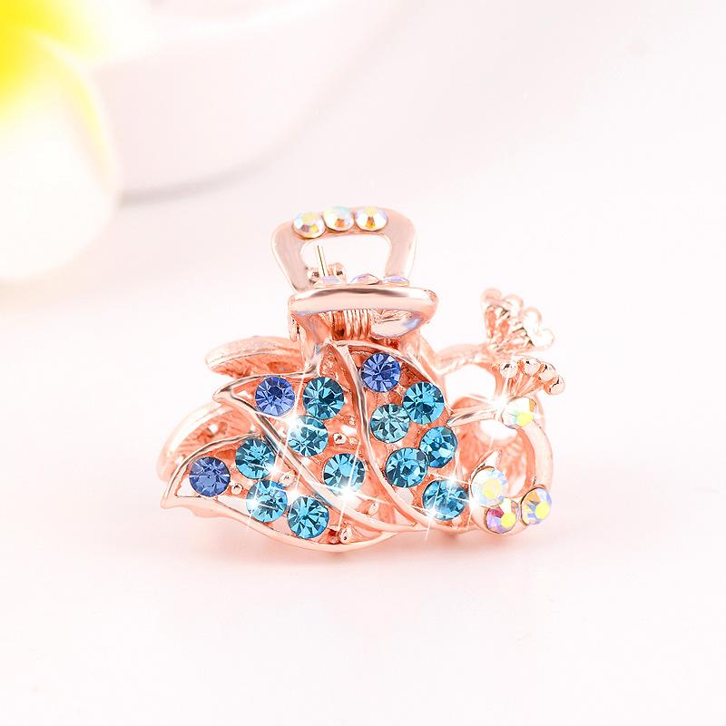 1Pcs Small-sized clasp hairpin female crystal hair accessory hairpin