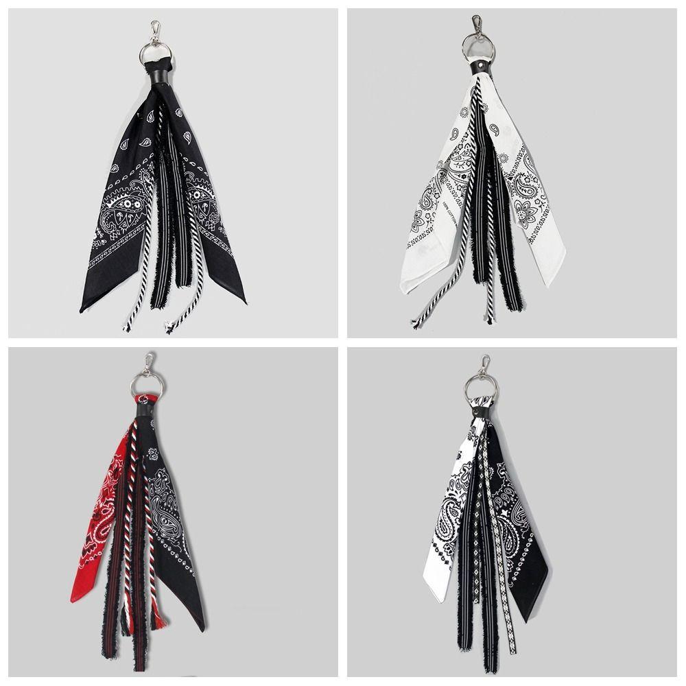 Long Cashew Flower Square Scarf HipHop Pant Chain Punk Key Chains  Unisex