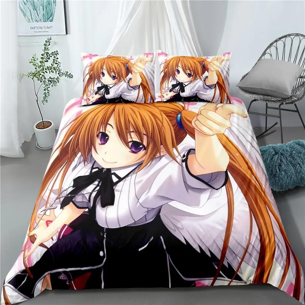 Аниме High School DxD 3D Принт Постельное Белье Пододеяльники Наволочки Одеяло Постельный Комплект