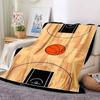 1Pc Basketball Court Blanket Soft And Comfortable Casual Warm Camping Travel Christmas Halloween Xmas Gift M928192