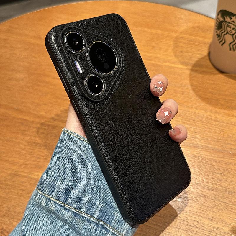 Роскошный винтажный кожаный чехол для Huawei Pura 70 Ultra Mate 40 50 60 Pro Ретро противоударный силиконовый чехол-накладка для защиты объектива etui
