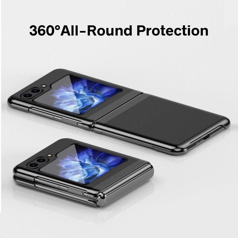 Прозрачный чехол-бампер с покрытием для Samsung Galaxy Z Flip 7 Z Flip7 FE Защитная крышка Ударопрочный Легкий Coque Fundas Capa