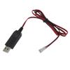 100 см Универсальный USB 5V 2A на 4.2V 1A 2-контактный XH 2.54мм Кабель-зарядное устройство для 3.7V Литий-ионного аккумулятора, Игрушек и многого другого
