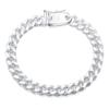925 Sterling Silver Side Chain Bracelet Fashion Jewelry