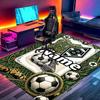 Custom Name Personalized Borussia Monchengladbach Print Carpet, Versatile Home Decor Rug, for Playroom, Apartment, Balcony, Entryway, Hallway Gift