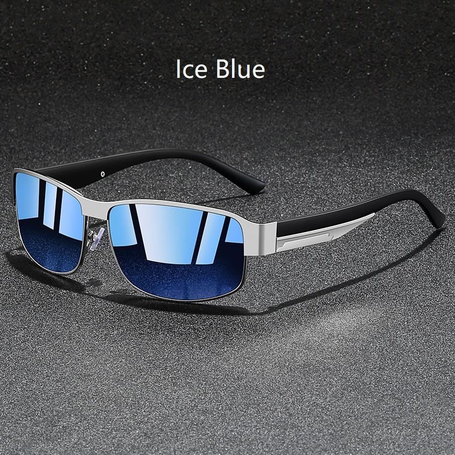 Fashion Vintage Square Metal Frame Sunglasses Men Women Fishing Driving Man Luxury Brand Designer Sun Glasses UV400 Eyewear