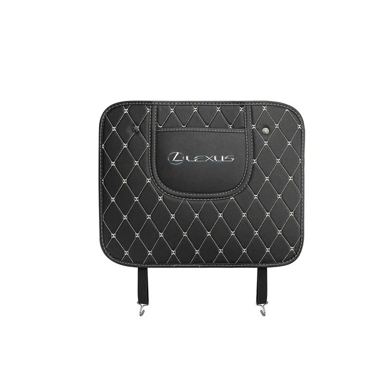 AIX1 For Lexus F SPORT ES RX NX LS UX LM LX GX LC RZ IS CT GS RC HS SC TX LBX Car Seat Back Anti-Kick Mat Protector Pad Cover