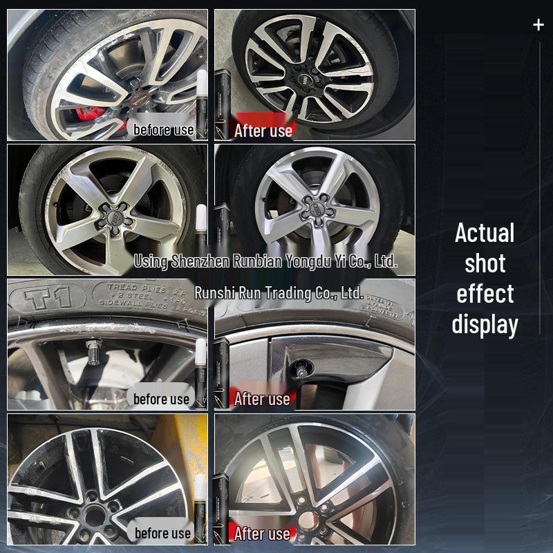 Маркер-подкраска для царапин на дисках Tesla Model Y, Аксессуары для 19" и 20"