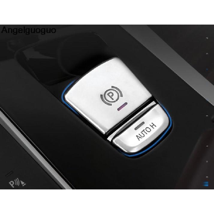 Angelguoguo Central Handbrake P Auto H Button Decorative Cover Trim For BMW 5 Series G30 X3 G01 X4 G02