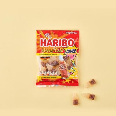 Haribo Happy Cola Sour 80 г, корейские закуски