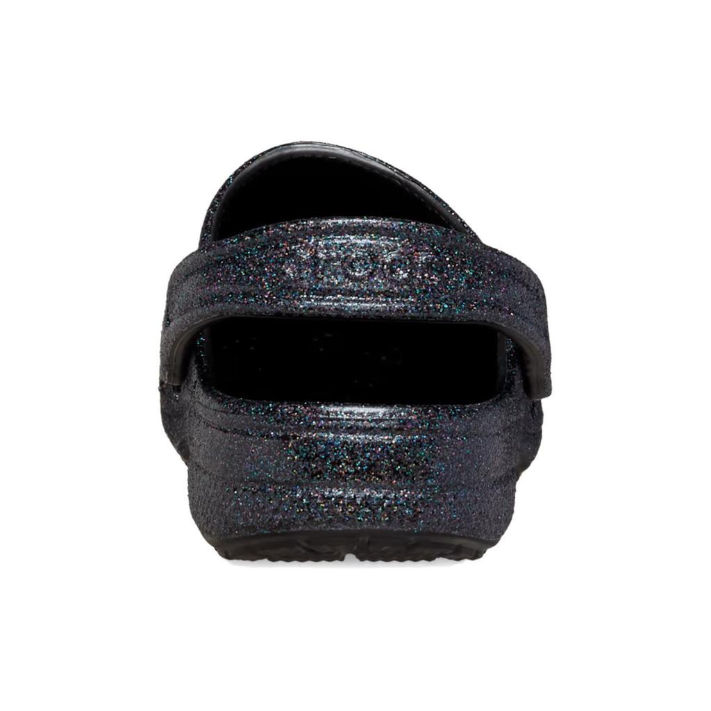 Crocs Unisex Baya Glitter Clog Black 205925-001