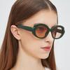 European American Style Party Sunglasses Oval Shape Anti-reflective Sun Glasses for Men Vacation Travelling Female Sunglass
