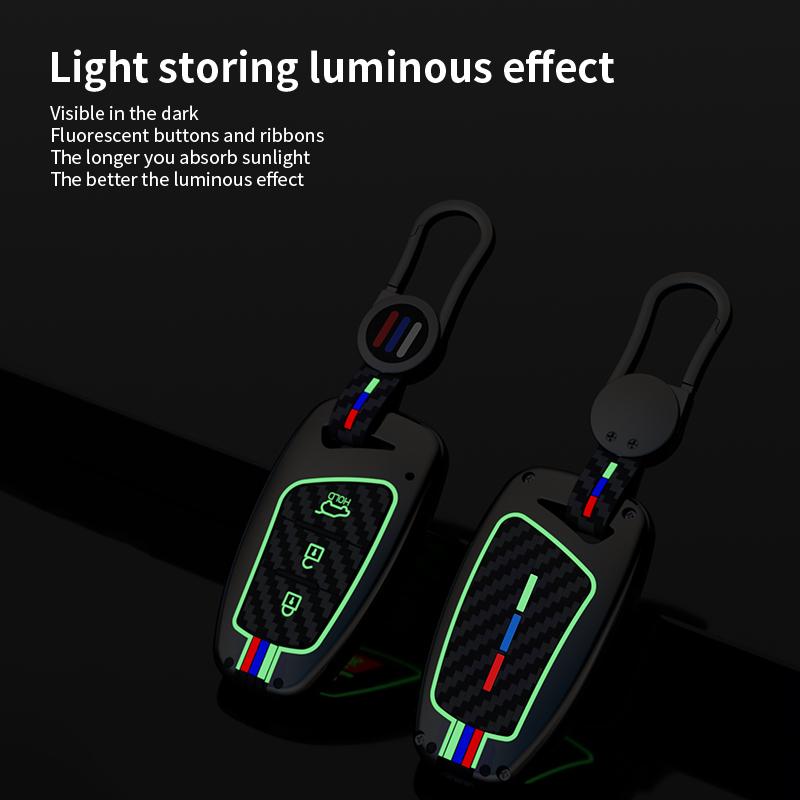 Чехол для ключа автомобиля Пульт дистанционного управления Чехол для Hyundai Santa Fe Sport Ix45 Equus Centennial Genesis G80 Grandeur Azera 2013-2016 Автоаксессуары