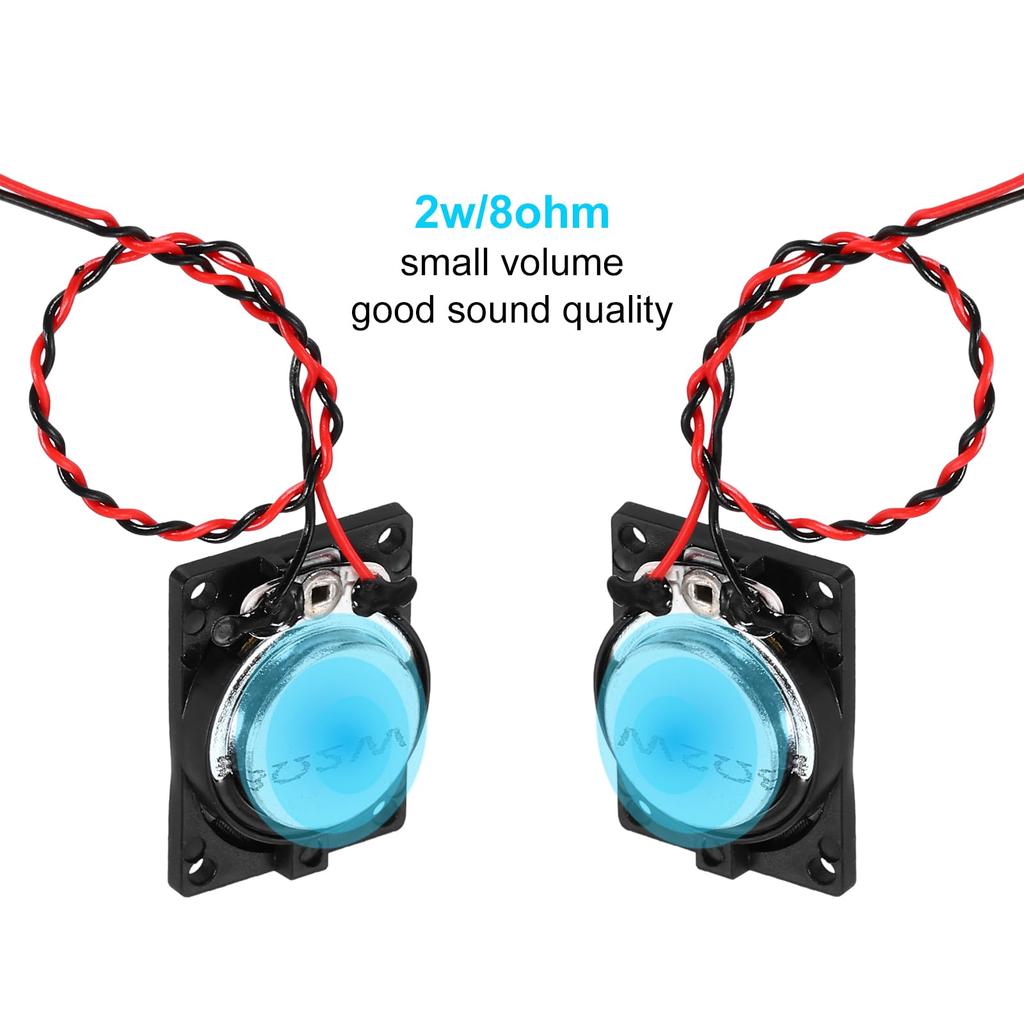 Uxcell 10 шт. 2 Вт 8 Ом Маленькие динамики с металлическим корпусом Круглые Внутренние Микро Магнитные Динамики для и Рекламных Устройств DVD, EVD, Мультимедиа, Мобильные,