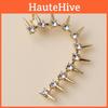 Ear Fashion Alloy Climber With Geometric And Rivet Design For Stylish Women