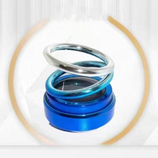 Автомобильный парфюм на солнечной энергии, ароматерапевтический диффузор, вращающийся на 360 градусов, освежитель воздуха, украшение приборной панели салона автомобиля