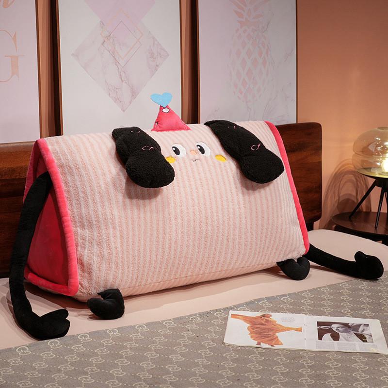 Мультяшная игрушка плюшевая мягкая наволочка с моющейся вставкой для декора кровати, дивана