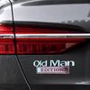 Old Man Edition Metal Emblem Badge Sticker Decal Universal Vehicle, SUV, Motorcycle for Car Truck Fits Fender or Rear Tailgate