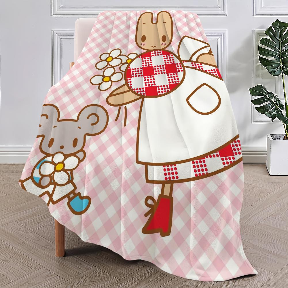 Мультяшное одеяло M-Marron C-Cream, милое плюшевое одеяло, коврик для дивана, для S-Sanrio, гостиной, офиса, спальни, день рождения, дома, в поездку, подарки для детей