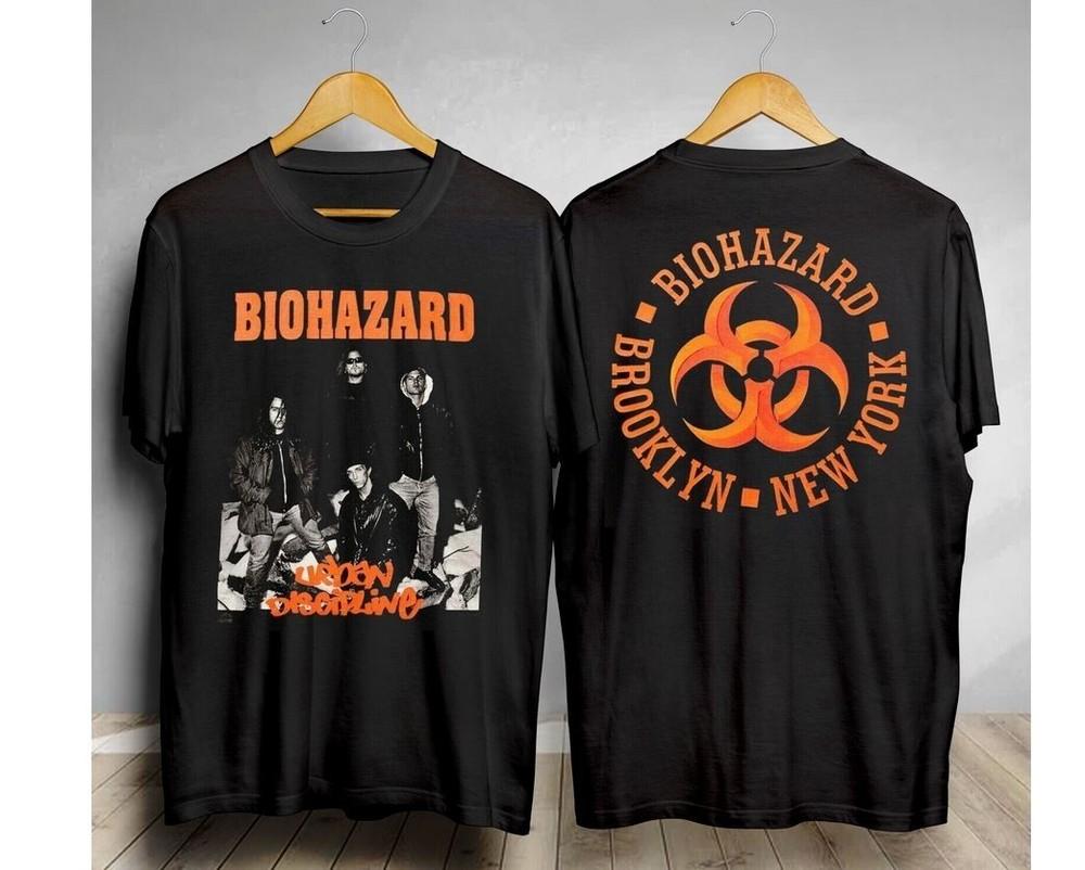 Vintage Biohazard Urban Discipline 1992 Shirt Heavy Metal Band American Gift Fan Unisex T-Shirt