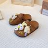 Детские резиновые шлепанцы Birkenstock Retro с мультяшным принтом – Милые, теплые, универсальные для улицы весной и осенью