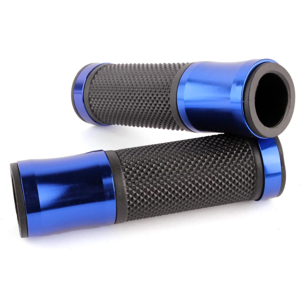 2X7/8 "мотоцикл с ЧПУ, велосипедный алюминиевый руль, резиновые гелевые ручки для Honda Yamaha kawasaki Suzuki Benelli