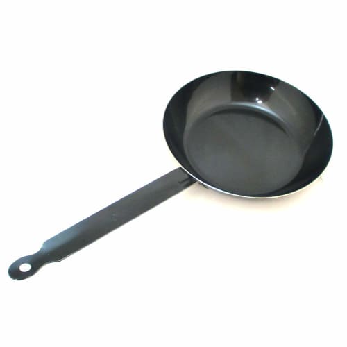 Endo Shoji TKG Iron Frying Pan, 22cm, Inner Diameter x Depth (mm): 222 x 45, Base Diameter (mm): 155, Plate Thickness (mm): 2.3, Weight (kg): 0.94. In