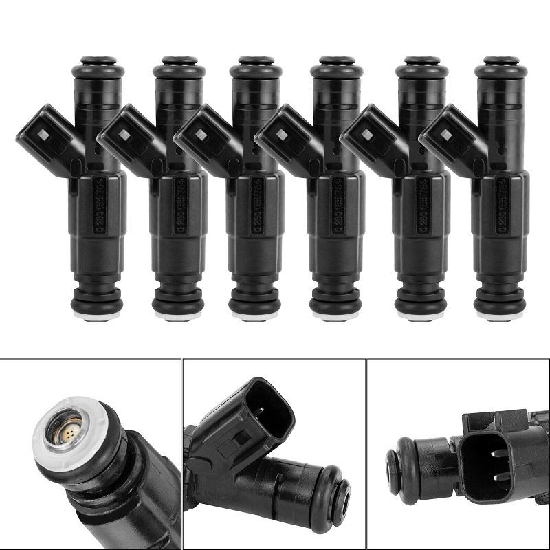 6 шт. Форсунок топливные 0280155784 4-отверстия Для Jeep Cherokee Wrangler 4.0L 1999 2000 2001 2002 2003 2004