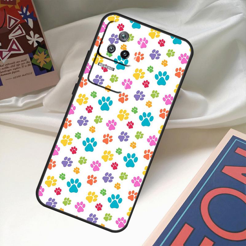 Cat Dog Paws Funda For POCO M6 Pro X3 X4 X5 X6 M5s F3 F5 Xiaomi 13T Pro 12T 11T 12 13 Lite 14 Ultra Case