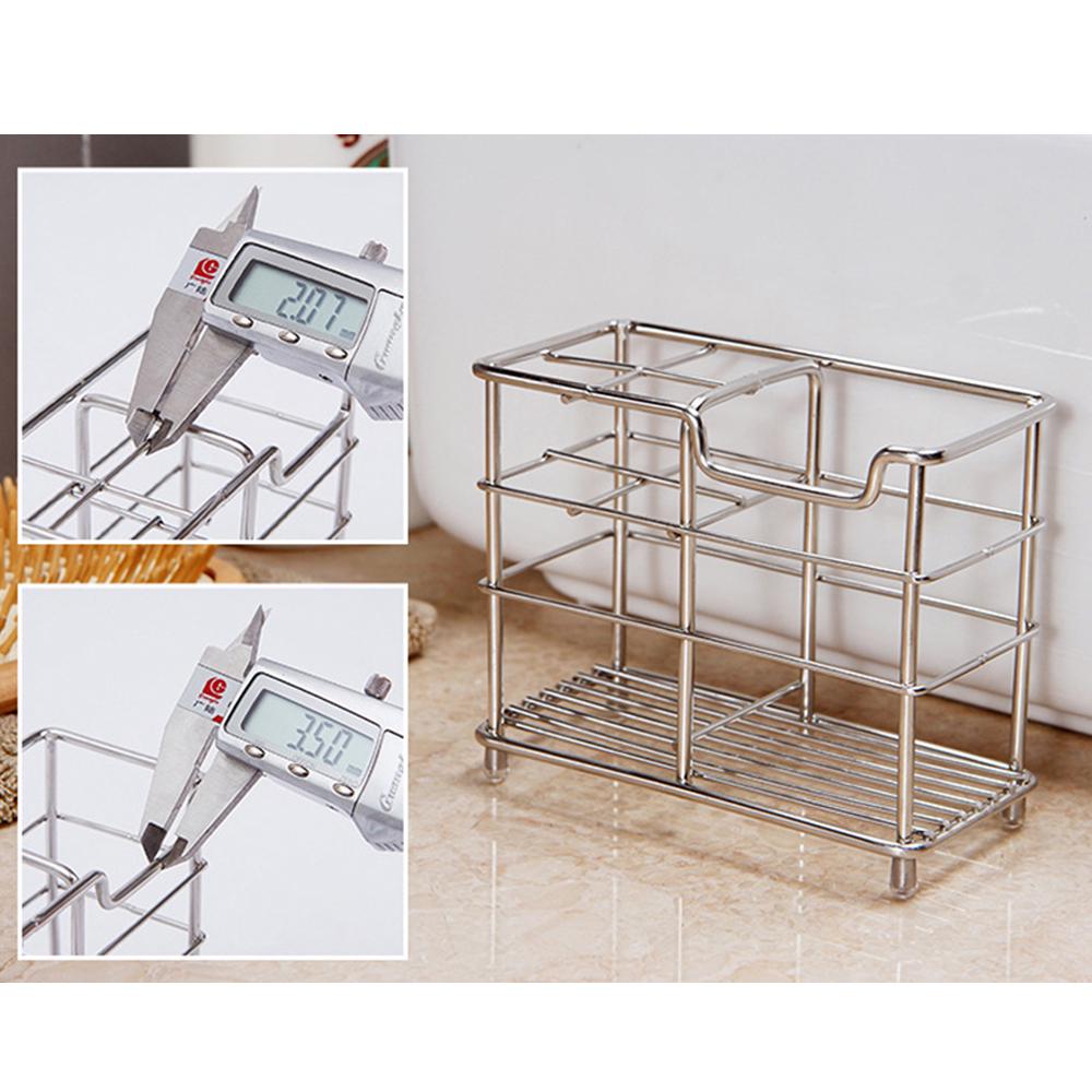 Держатель для зубных щеток из нержавеющей стали, подставка для зубной пасты для ванной комнаты, многофункциональная электрическая подставка