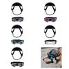 Comfortable Dog Sports Helmet Goggles Set with Shock Absorption Easy to Wear Design for Pet Outdoor Mountain Climbing