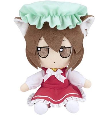 Подарок-значок при покупке Touhou Серия плюшевых игрушек Touhou Официальные товары 39 Оранжевый (версия 1.5) Фумофумочен (Соноитенго)