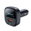 Acefast 101W Car Charger 2x USB-C/USB, PPS, Power Delivery, Quick Charge 4.0, AFC, FCP Black (B5)