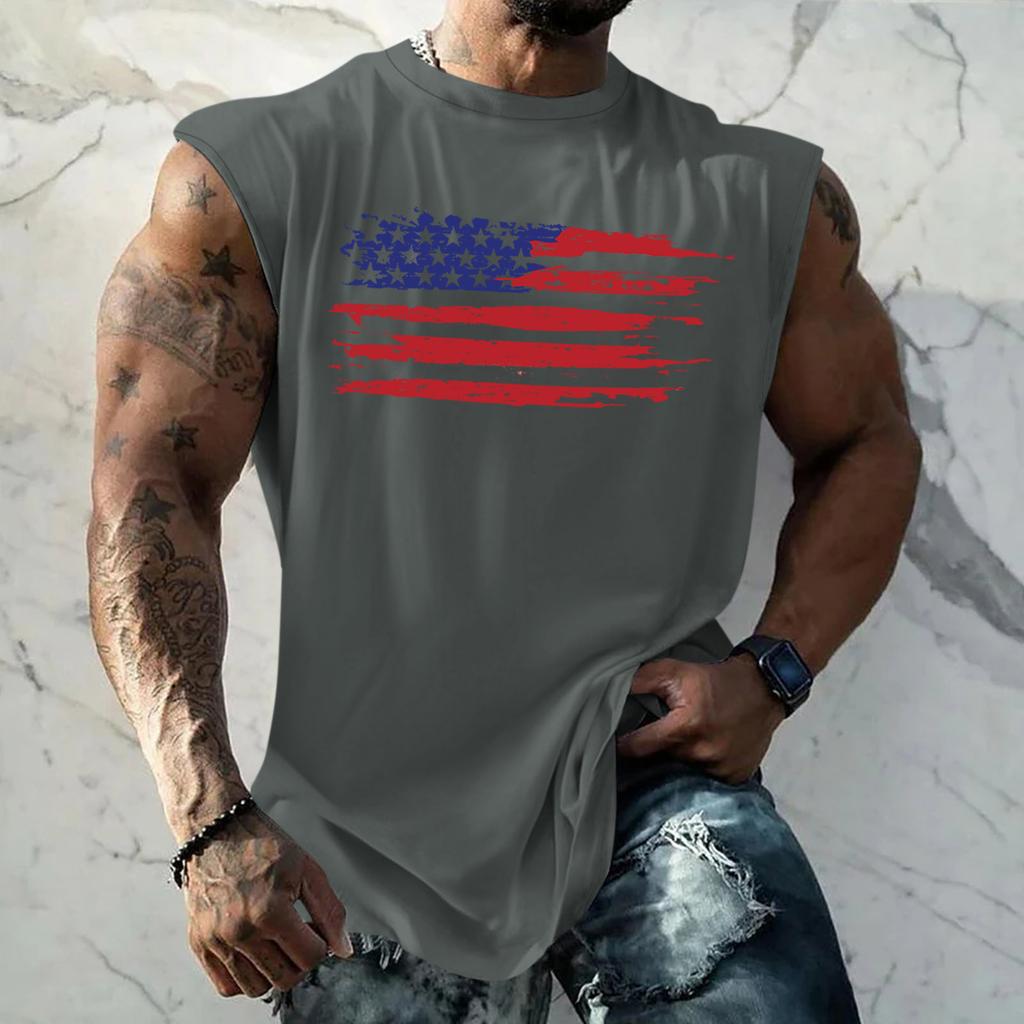 Мужская летняя пляжная майка для серфинга, большой размер, повседневный дышащий топ без рукавов, свободная майка с принтом, мужская рубашка