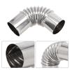 1x Stove Flue Steel Flue Pipe Chimney Liner Bend Multi Flue Stove Pipe Gas Water Heater Exhaust Pipe Vents Elbow Connector