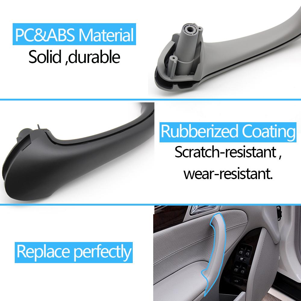 2PCS/4PCS Car Interior Accessories Front Left Right Door Pull Handle Set Replacement For Mercedes Benz W203 C Class