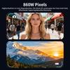 Retro 1080P HD Camera with Flash & 1.14In Screen Portable Digital Camera 8.6 Million Pixel for New Year Christmas Birthday Gift