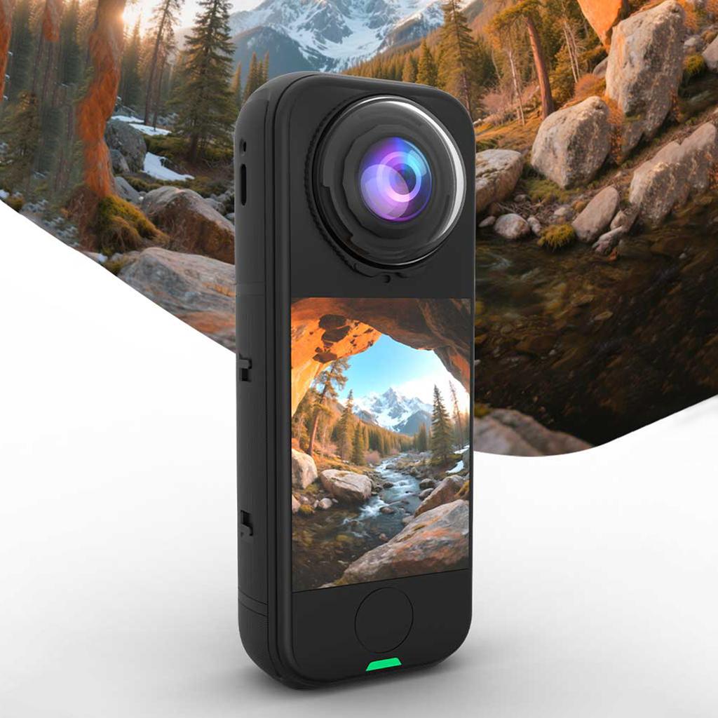 Lens Guards Tempered Glass Protective Lens Cap Cover for Insta360 X4 Air Camera Accessories