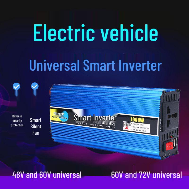 High-Power Electric Vehicle Inverter 48V-72V to 220V Universal Battery Converter