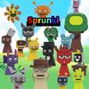 Набор строительных блоков Sprunki Oren, Raddy, Clukr, Fun Bot, Vineria, Gray, Brud, Garnold OWAKCX, Sky, Mr. Игрушки Солнечная Система Подарки для Детей