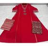 Женский хлопковый топ-туника Kurta с брюками и дупаттой в стиле Болливуд, индийский дизайнерский этнический костюм Salwar