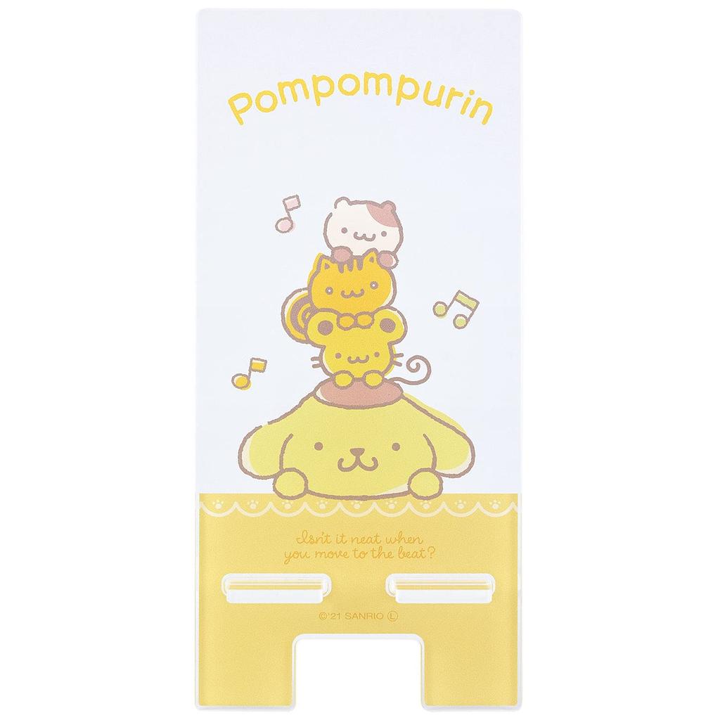 Gourmandies Акриловая подставка для смартфона с персонажами Sanrio Помпомпурин Желтая SANG-125PN