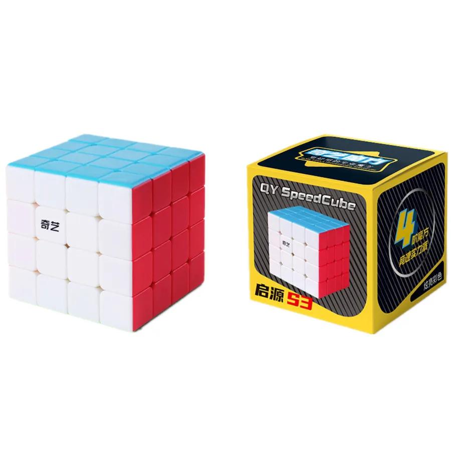 Кубик Рубика QiYi Speed Cube Yuan S 4x4 V2 V3 4x4x4 Головоломка Speed Magic Cube 4-слойный Speed Cube Профессиональная головоломка Игрушка Для Детей Подарок